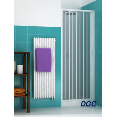 Box doccia semicircolare 75x75 in pvc angolare porta scorrevole 2 lati su  misura